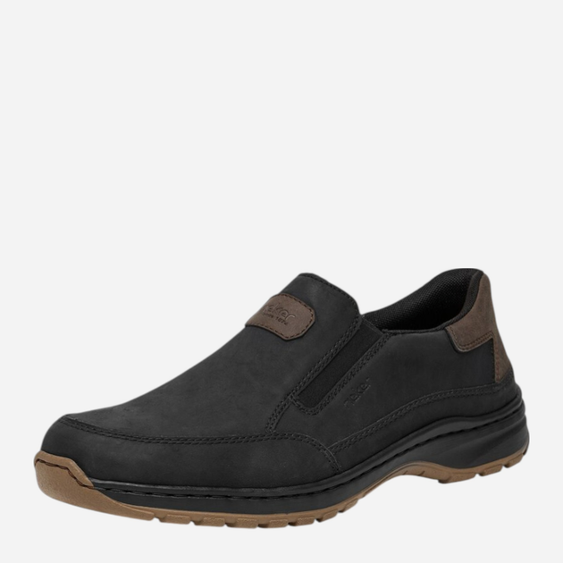 Чоловічі туфлі Rieker 03365-00 45 (10.5UK) Чорні (4061811549870) - зображення 2
