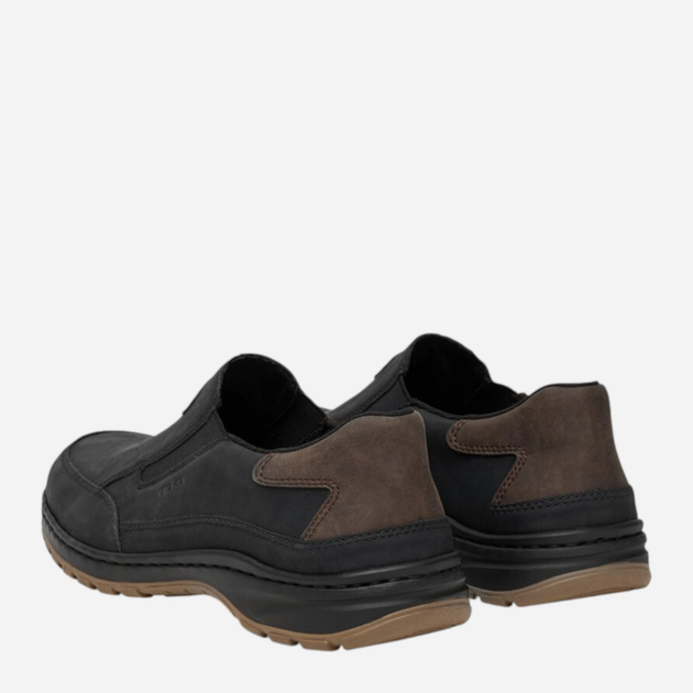 Чоловічі туфлі Rieker 03365-00 45 (10.5UK) Чорні (4061811549870) - зображення 5