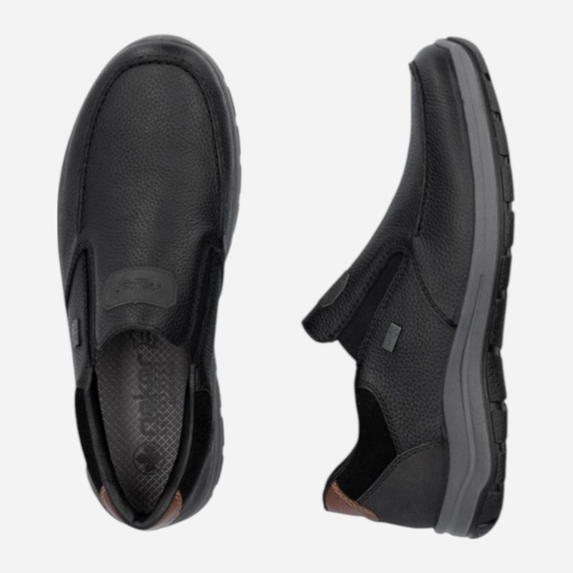 Чоловічі туфлі Rieker 03651-00 47 (12UK) Чорні (4061811380404) - зображення 2