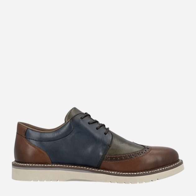 Buty derby męskie skórzane Rieker 04504-90 44 (9.5UK) Brązowe (4061811479870) - obraz 2