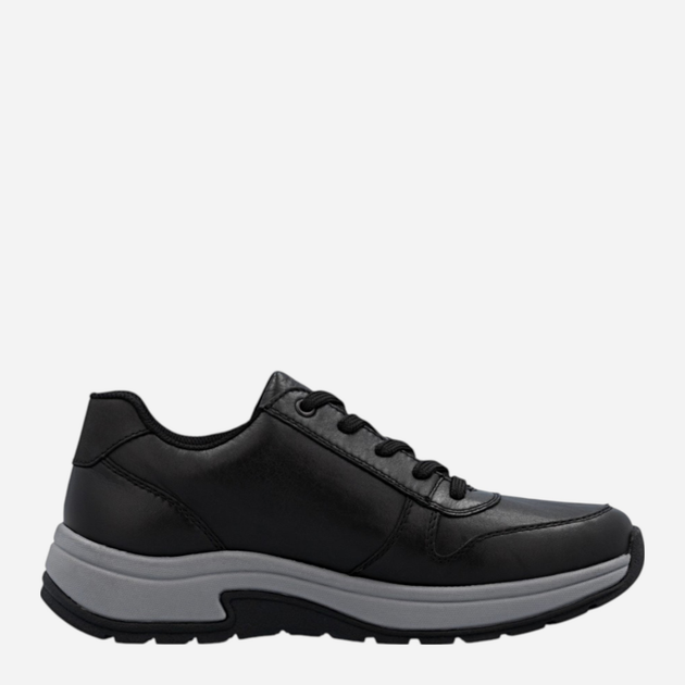 Sneakersy męskie skórzane Rieker 11002-00 42 (8UK) Czarne (4061811560332) - obraz 3