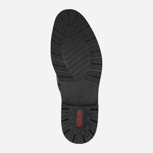 Buty derby męskie skórzane Rieker 14642-00 44 (9.5UK) Czarne (4061811473809) - obraz 6