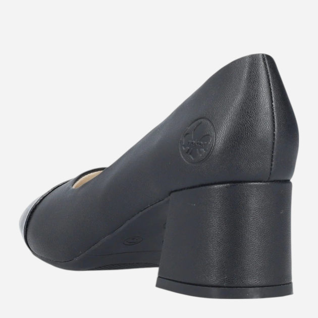 Жіночі човники Rieker 44760-00 39 (6UK) Чорні (4061811469284) - зображення 4