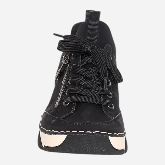 Sneakersy damskie Rieker 45973-00 40 (6.5UK) Czarne (4061811340828) - obraz 6