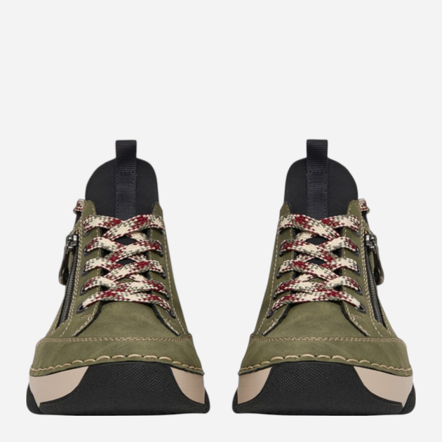 Sneakersy damskie Rieker 45973-54 41 (7.5UK) Oliwkowe (4060596942203) - obraz 3