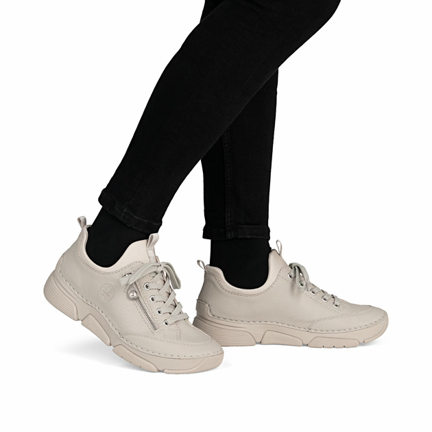 Sneakersy damskie Rieker 45973-60 39 (6UK) Beżowe (4061811450435) - obraz 2