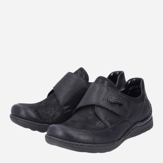 Półbuty damskie Rieker 48954-00 36 (3.5UK) Czarne (4061811367412) - obraz 4