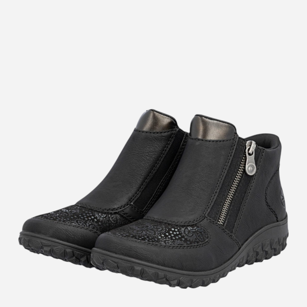 Жіночі черевики низькі Rieker 59558-00 37 (4UK) Чорні (4061811480548) - зображення 4