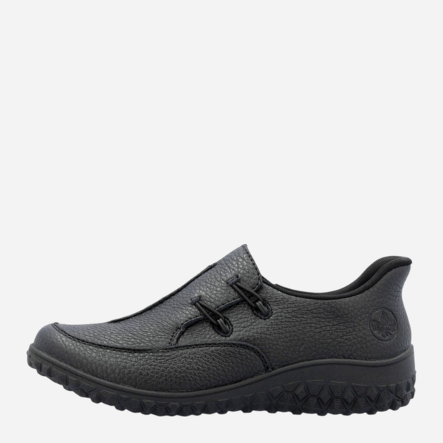 Жіночі туфлі зі шкіри Rieker 59559-00 39 (6UK) Чорні (4061811561674) - зображення 1