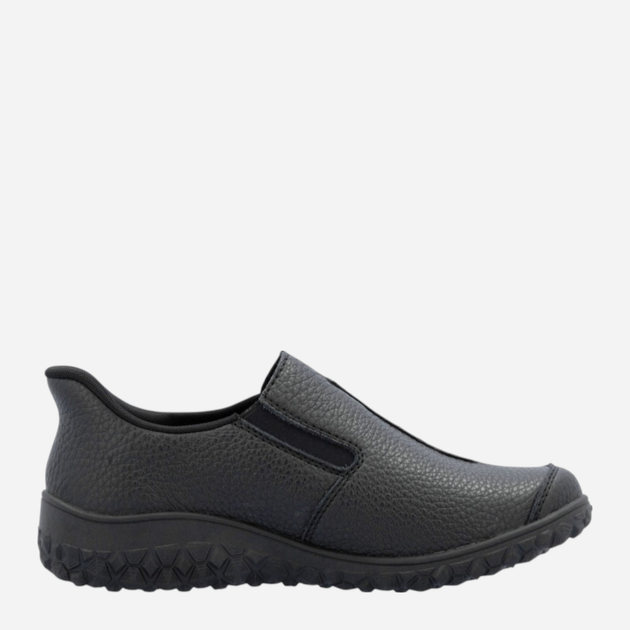 Жіночі туфлі зі шкіри Rieker 59559-00 39 (6UK) Чорні (4061811561674) - зображення 3