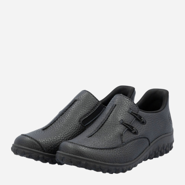 Жіночі туфлі зі шкіри Rieker 59559-00 39 (6UK) Чорні (4061811561674) - зображення 4