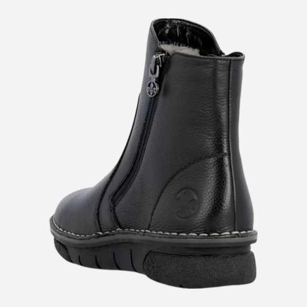 Жіночі черевики низькі Rieker 73365-00 37 (4UK) Чорні (4061811570690) - зображення 7
