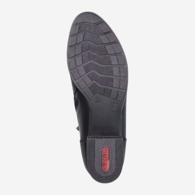 Жіночі ботильйони Rieker 78659-00 37 (4UK) Чорні (4061811860852) - зображення 7