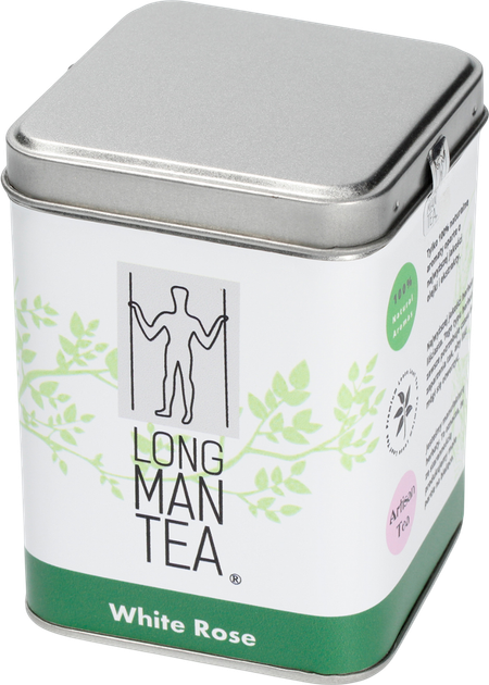 Herbata sypana Long Man Tea White Rose w puszce 100 g (5903299988163) - obraz 2