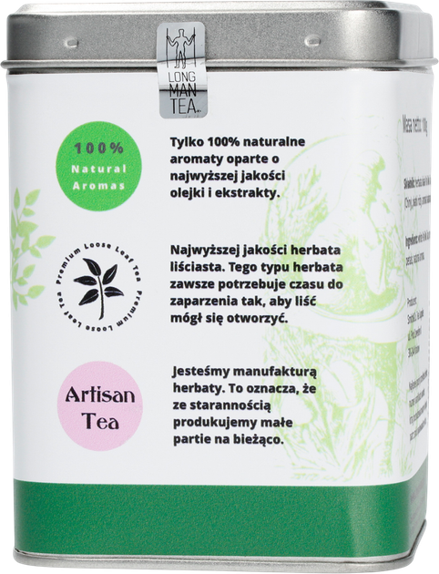 Herbata sypana Long Man Tea White Rose w puszce 100 g (5903299988163) - obraz 5