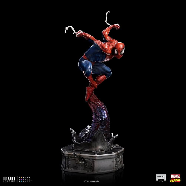 Figurka Iron Studios Marvel Comics  Spider-Man Scale 1/10 28 cm (0618231953592) - obraz 3