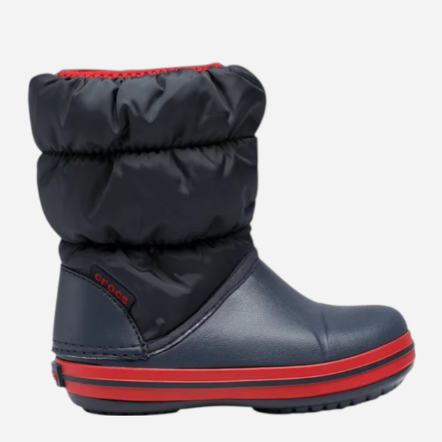 Śniegowce chłopięce ocieplane Crocs Winter Puff Boot 14613-485 33-34 Ciemnogranatowe (883503940987) - obraz 1