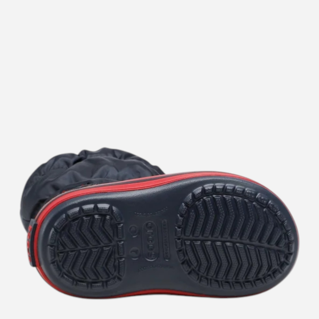 Śniegowce chłopięce ocieplane Crocs Winter Puff Boot 14613-485 33-34 Ciemnogranatowe (883503940987) - obraz 4