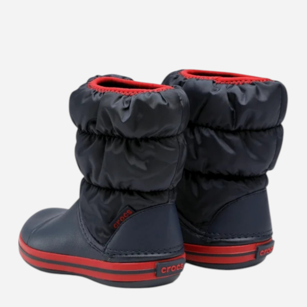 Дитячі зимові чоботи-дутики для хлопчика Crocs Winter Puff Boot 14613-485 29-30 Темно-сині (883503940956) - зображення 3