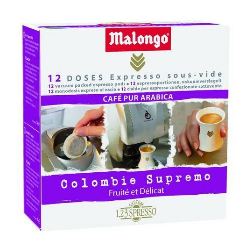 Кофе Malongo Columbia Supremo в монодозах - 12 шт - Фото 1 Кофе Malongo Columbia Supremo в монодозах - 12 шт - изображение 1