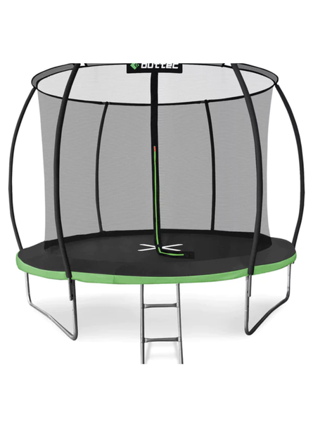 Батут Outtec Premium 10ft (312 см) черно-зеленый с внутренней сеткой: до 150 кг, для детей, взрослых, дачи, улицы - изображение 3