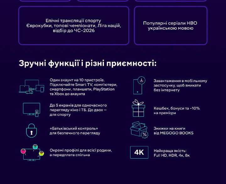 Передплата MEGOGO Максимальна на 12 місяців - изображение 3