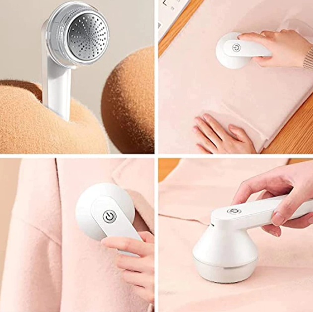 Бездротова USB машинка для видалення катишок Lemex Lint Trimmer - изображение 6