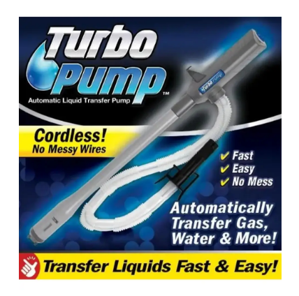 Автоматический насос для перекачки жидкостей Turbo Pump, Аппарат для перекачки воды, газа, масла 52713/98 - изображение 2