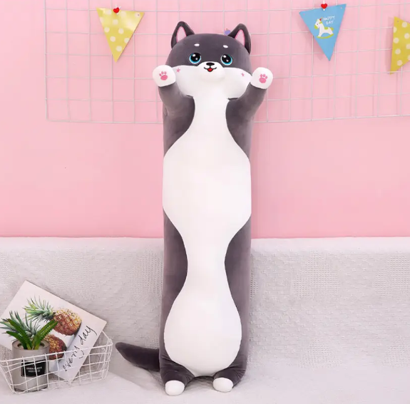 Мягкая игрушка-обнимашка Кот Батон, Подушка антистресс, 50 см 52955/98 - Фото 3 Мягкая игрушка-обнимашка Кот Батон, Подушка антистресс, 50 см 52955/98 - изображение 3