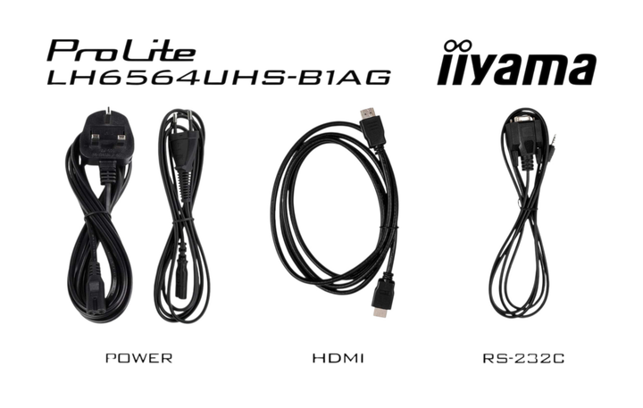 Монітор 65" iiyama ProLite LH6564UHS-B1AG - зображення 15