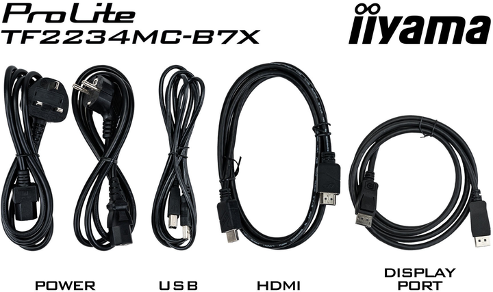 Монітор 22" iiyama ProLite TF2234MC-B7X - зображення 11