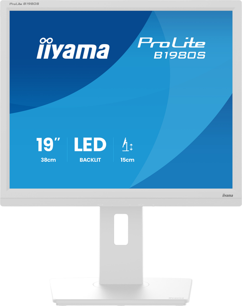 Монітор 19" iiyama ProLite B1980S-W1 - зображення 1