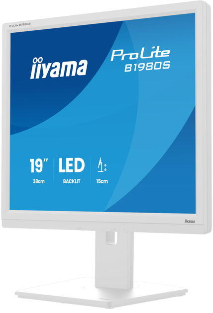 Монітор 19" iiyama ProLite B1980S-W1 - зображення 4