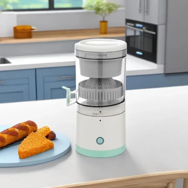Акумуляторна соковичавниця Citrus Juicer Портативна електронна мінівичавниця для цитрусових і ягід - Фото 11 Акумуляторна соковичавниця Citrus Juicer Портативна електронна мінівичавниця для цитрусових і ягід - зображення 11