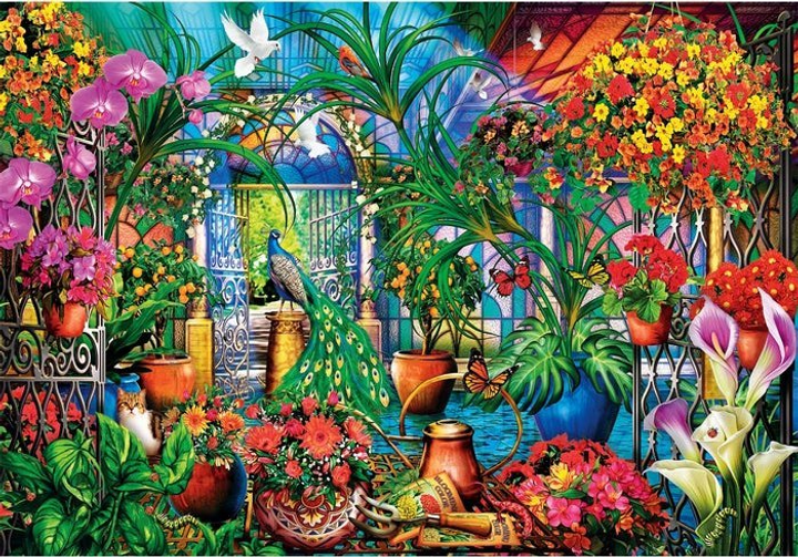 Puzzle Clementoni High Quality Greenhouse Caretakers 500 elementów 35579 (8005125355792 / 8005125355730) - obraz 2