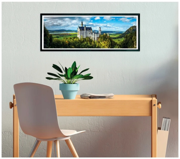 Пазл Clementoni High Quality Panorama The Neuschwanstein Castle 1000 елементів 39940 (8005125399406 / 8005125398836) - зображення 3