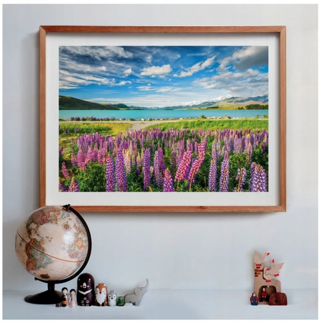 Пазл Clementoni High Quality Lupins at Lake Tekapo 1500 елементів 31731 (8005125317318 / 8005125317288) - зображення 3