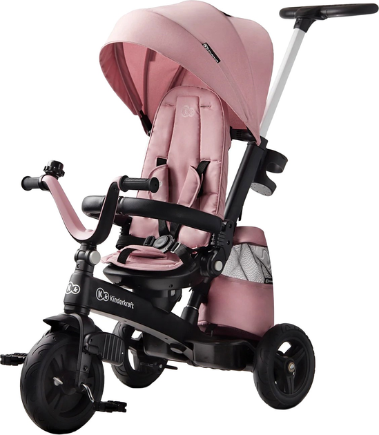 Велосипед триколісний Kinderkraft Easytwist Mauvelous Pink (KKRETWIPNK0000) - зображення 1