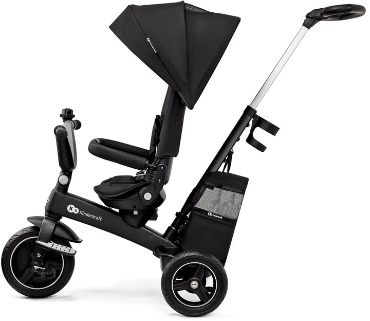 Rowerek trójkołowy Kinderkraft Easytwist Black (KREASY00BLK0000) - obraz 7