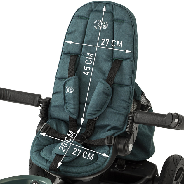 Rowerek trójkołowy Kinderkraft Easytwist Midnight Green (KKRETWIGRE0000) - obraz 9