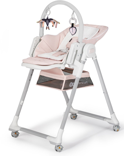 Krzesełko do karmienia Kinderkraft Lastree Pink (KHLAST00PNK0000) - obraz 2
