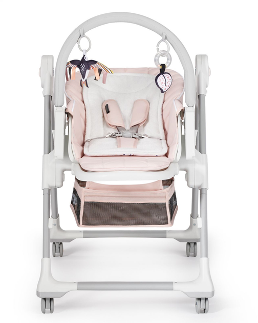 Krzesełko do karmienia Kinderkraft Lastree Pink (KHLAST00PNK0000) - obraz 4