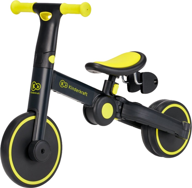 Rowerek trójkołowy 3 w 1 Kinderkraft 4TRIKE Black Volt (KR4TRI00BLK0000) - obraz 1