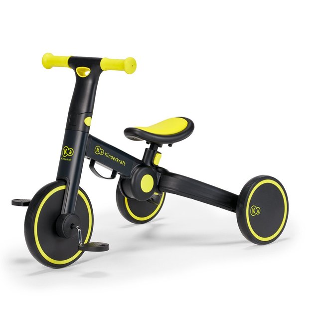 Rowerek trójkołowy 3 w 1 Kinderkraft 4TRIKE Black Volt (KR4TRI00BLK0000) - obraz 2