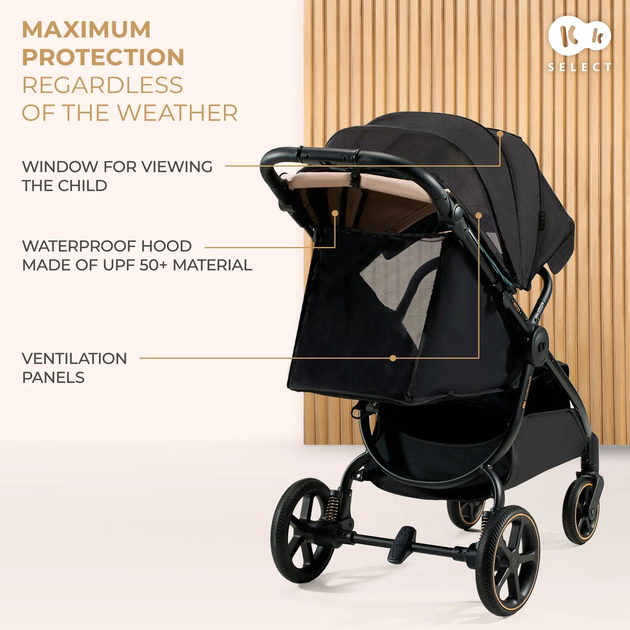 Wózek spacerowy Kinderkraft Mitzy Ink Black (KSMITZ00BLK0000) - obraz 11
