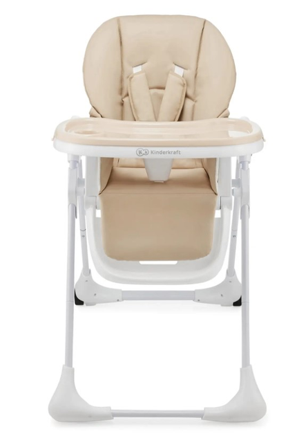 Krzesełko do karmienia Kinderkraft Tummie Beżowe (KHTUMM00BEG0000) (5902533925056) - obraz 3