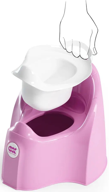 Nocnik anatomiczny Ok Baby Pasha Różowy (38911400) - obraz 4