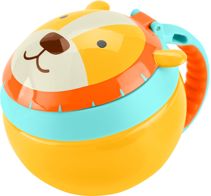 Kubek–pojemnik na przekąski Skip Hop Zoo Lew 220 ml (9O284410) (195861926689) - obraz 1