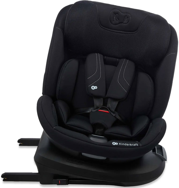 Fotelik samochodowy Kinderkraft Xpedition 3 i-Size Czarny (KCXPED03BLK0000) (00-00305300) - obraz 4