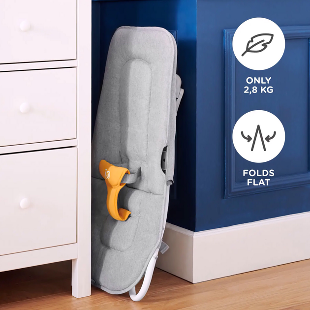 Шезлонг-гойдалка Kinderkraft Felio 2 Forest Yellow (KBFELI20YEL0000) (5902533921102) - зображення 11